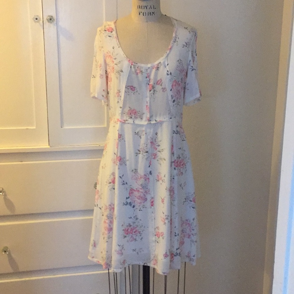 Kooples dress white printed